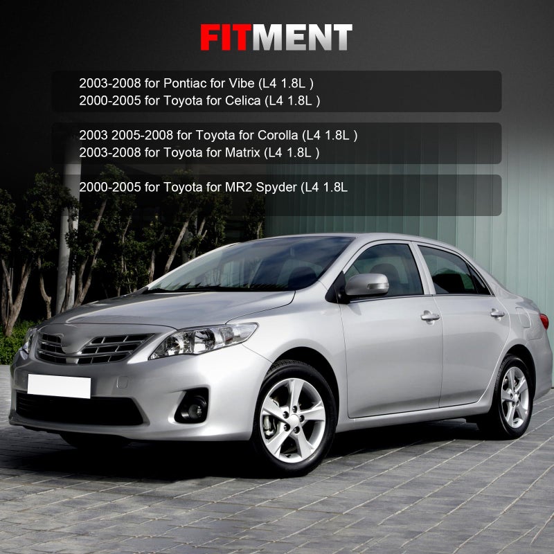 ASTOU مولد كهربائي جديد من ASTOU متوافق مع مخرجات عالية 1.8L 2003-2008 لسيارة Toyota for Pontiac لـ Corolla/Vibe/Matrix مجموعة إعادة بناء المولد استبدال 13878 - Image 4